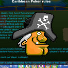 Island Caribbean Poker המשחק
