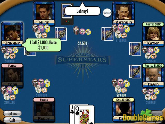 Free Download Poker Superstars II Screenshot 3